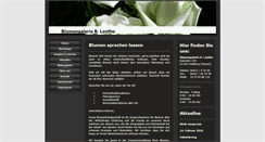 Desktop Screenshot of blumengalerie-lenthe.de