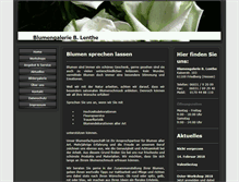 Tablet Screenshot of blumengalerie-lenthe.de
